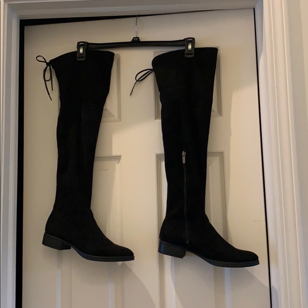 Circus by Sam Edelman Black Over-the-Knee Suede Boots
